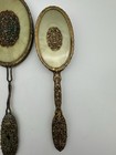 Vintage 3 Pc Vanity Set Hand Mirror Brush Comb