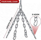 Rdx Heavy Duty Punching Bag Iron 4 Panel Chains Wall Mount Mma Training Hanger