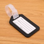 1-10travel Luggage Bag Tag Plastic Suitcase Baggage Office Name Address Id Label