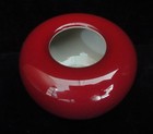 Old Chinese  yaobian  Red And Purple Apple Shape Porcelain Vase Pot  kangxi 