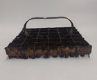 Copper Tjap Cap Chop Stamp Block Artisan Batik Ikat Dot Gradation 7 5  X 7 75 