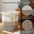 80l Laundry Baskets Hamper With Handles Decorative Basket For Living Room 20x18
