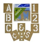 Reusable Painting Stencil Set   Lettering   Numbers   Symbols 3 