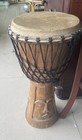 Djembe Drum 59cm Large African Hand Drum Face Hand Carvings-see Photos