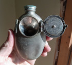 1890s Kny Scheerer Co Nickel Plated Pocket Spittoon Tuberculosis Sputum Flask