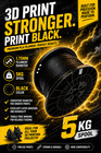 5kg Spool Pla 1 75mm Black 3d Printer Filament