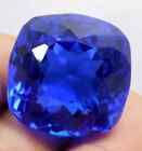 Blue Tanzania Of Tanzanite Certified Cushion Cut 93 15 Ct Natural Loose Gemstone