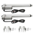 2 Sets Linear Actuator 10 Inch Heavy Duty Stroke 225lb Max Lift 12v Dc   Bracket