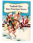 Vintage Ben Franklin Department Store Promo Giveaway Christmas Comic Book 1960