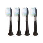 4x Philips Sonicare Diamondclean C3 Replacement Brush Heads   Black   No Box