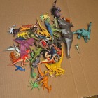 Huge Mixed Animal Dinosaur Figure Lot Safari Zoo Jungle Arctic Toys