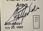 1989 Driver Emerson Fittipaldi Signed Autographed Pass Molson Indy Toronto Cart