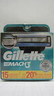 Gillette Mach 3 Blade Refill W microfin Skin Guard 15 Cartridges 225 Shaves pk  