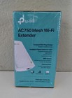 Tp Link Mesh Wifi Extender Ac750 Dual Band Wi-fi Range Extender Re220 New
