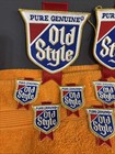 G   vtg 70 s Pure Genuine Old Style Beer Distributor Patches 2 Large   7 Small Nos
