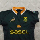 Vintage Canterbury South Africa Rugby Jersey 2009-2010 Womens 8 Green Pull Over