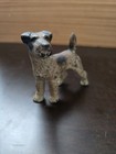 Antique Fox Terrier Hubley Cast Iron Dog Brown And Black