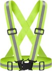 High Visibility Suspenders Reflective Harness Belt Strap Traffic Sash Neon Green