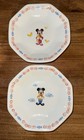 Rare Walt Disney Company Mickey Minnie Mouse Ceramic Dish Set Euc  Vintage