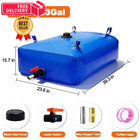 240l 63 Gal Water Bladder Tank  Foldable Portable 63gal 240l  Blue