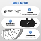 26  48v 1500w E-bike Motor Rear Hub Wheel Fat Tire Electric Bike Conversion Kit