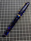 Pilot Custom Le Blue Fountain Pen Medium Nib 14k Gold Vintage Model