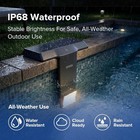 Sansi Solar Pool Lights Inground   Above Ground Pool Ip68 Waterproof With Remote