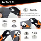 Heavy Duty Snap Fastener Tool Kit Boat Cover Metal Snaps Canvas Sew Sewing Tarp