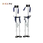 Adjustable Silver Aluminum Alloy Stilt Tool For Walking Taping 36  - 48  Stilt