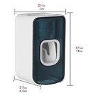 Plastic Toothbrush Holder And Toothpaste Dispenser automatic Toothpaste Squeezer