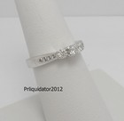 1 2ct Natural Diamond Engagement Anniversary Wedding Ring Bridal 10k White Gold