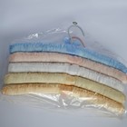 Nos Vintage Satin Padded Hangers Pastel Multi-color New Reading Co 