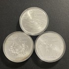 1974-76 Canada  5 Silver Dollar Coin Set 1976 Montreal Olympics     90    Silver