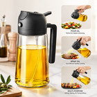 Oil Sprayer For Cooking  2 In 1 Olive Oil Dispenser Bottle For Kitchen  16oz 470