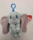 Ty Beanie Baby Dumbo The Disney Elephant Clip 4  10cm New Mwmt s So Soft