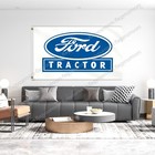 Ford Tractor 3x5 Ft Usa Banner Truck Quality Farm Garage Wall Sign Free Shipping