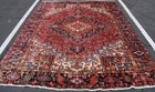 Handmade Oriental Wool Area Rug Vintage Semi Antique Caucasian Carpet 8 X 10 4