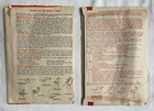 Vintage Lot Of Superior Transfer Design Iron On Motifs For Linens     1940s