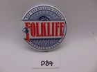 Vintage Folklife Folk Life Pinback Pin Button Northwest Seattle 1989 Round