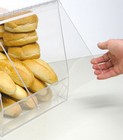 Bulk Bread Storage Display Case Containers Deli Bakery Sandwich Pastry Donut