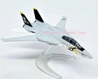 Us Navy F-14 Tomcat- Heavy Diecast Metal Jet Fighter Airplane With Stand-mint 