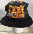Ozzy Osbourne Painters Hat Cap Black Osfm Diary Of A Madman 1982 Tour Vintage