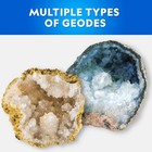 Premium Geode Science Kit For Kids - Break Open 15 Extra-large Crystals  Goggles