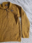 2x Patagonia Better Sweater Mens Medium 1 4 Zip Pullover Fleece Lined  b4 