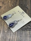 Barse Archival Teardrop Earrings- Lapis- Silver- Nwt