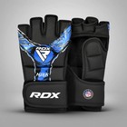 Rdx Aura Mma Grappling Gloves Maya Hide Leather Sparring Training Wrist Strap