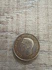 1945 Silver King George Vi Canadian 50 Cent - Half Dollar- 80  Silver