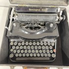 Vintage Antique Remington Rand Typewriter Model 1 W case Serial   P19057 - Hln