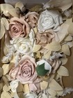 Ling s Moment 2pcs White   Beige Artificial Floral Swags Centerpieces