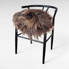 Genuine Icelandic Sheepskin Rug Undyed Golden Mahogany Long Wool 53  X 37 